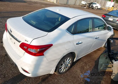 2019 Nissan Sentra Sv из США, поврежденный, VIN 3N1AB7AP3KY404179